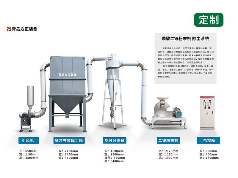 磷酸二銨粉末機(jī)+除塵系統(tǒng)